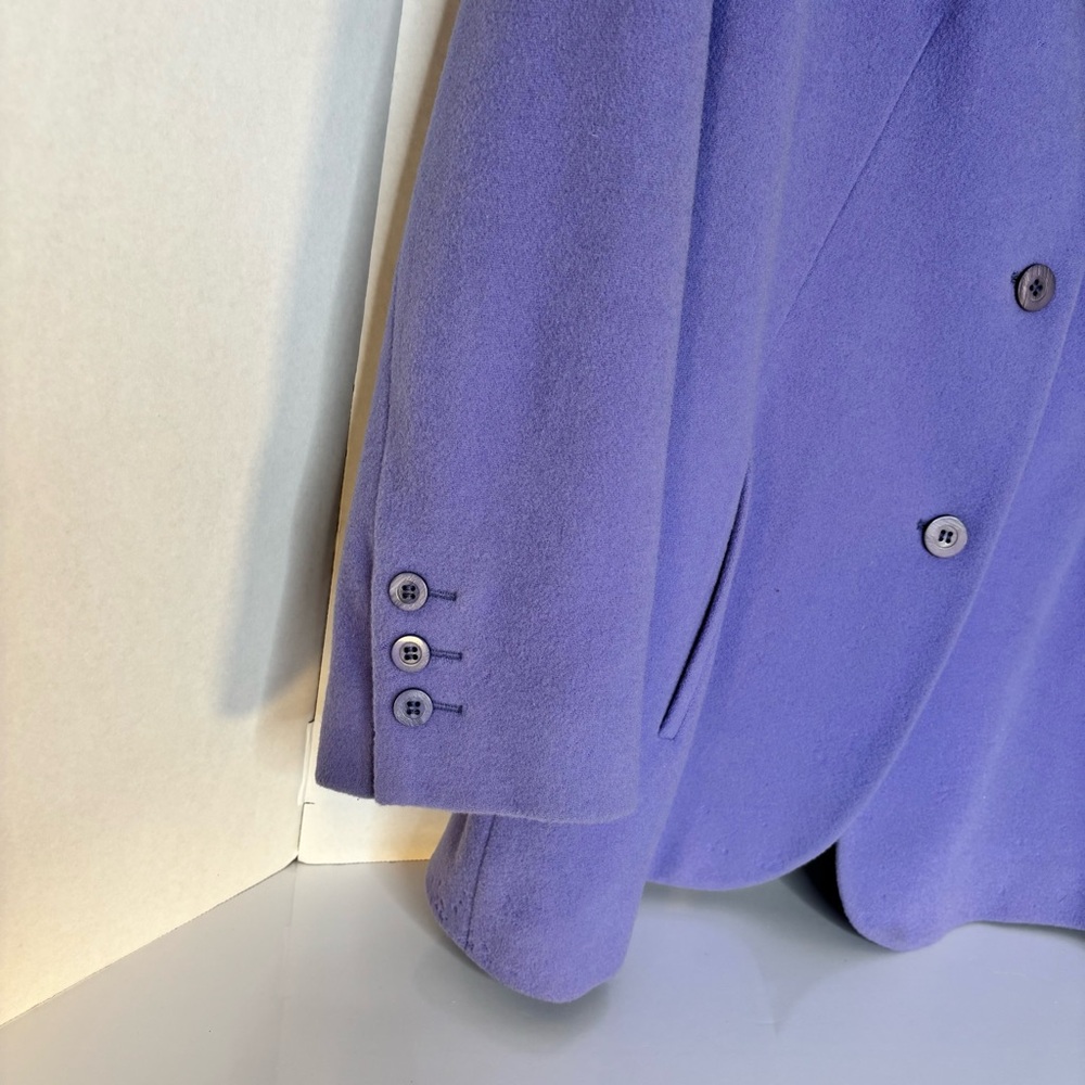 Harv’e benard- Lavender Single-Breasted Wool-Blend Blazer. Suze 16 - Picture 3 of 12